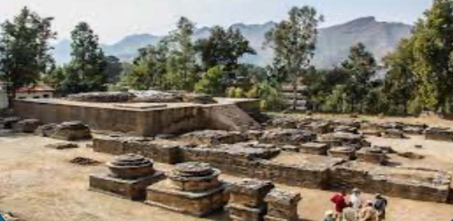 Archaeological remains of Butkara Buddhist Stupa situated at ________.