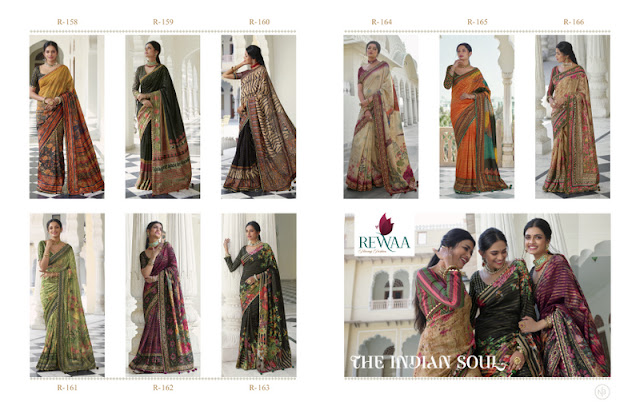 Exclusive Heritage Silk Multi Colour Digital Print Saree