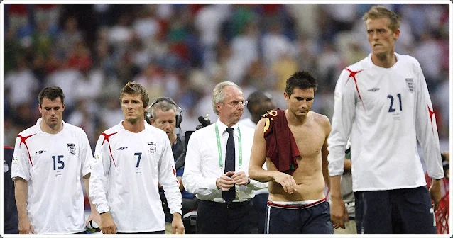 England defeated by Portugal 2006