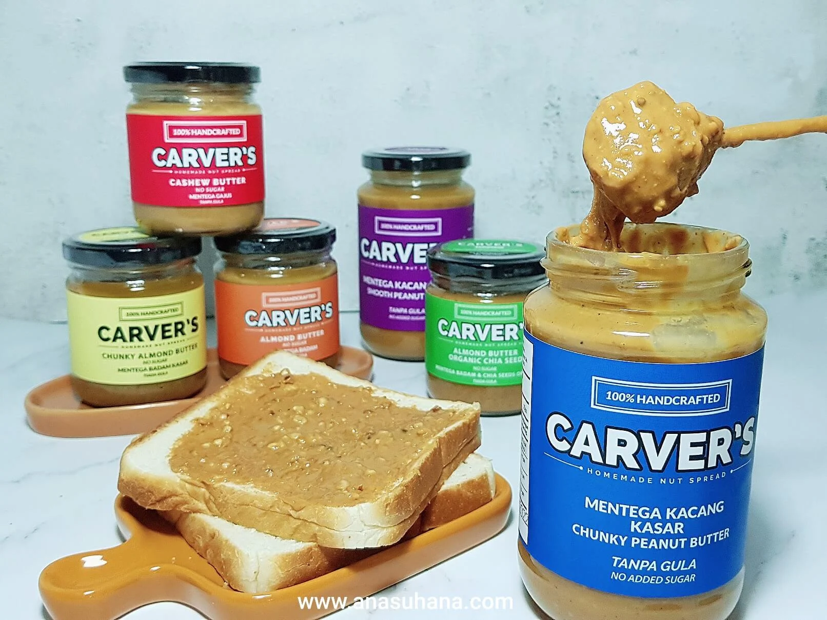 Carver’s Nut Butters - 100% Semulajadi, Kini Dengan Sijil Halal