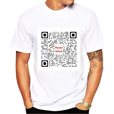 Made your digital world-place printable with QR code and advertise it digital hown - store