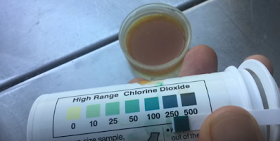 Chlorine dioxide for sanitizing