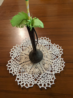 Different ways to display the Peace Doily