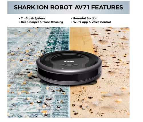 Shark ION Robot Vacuum AV751 Wi-Fi Connected