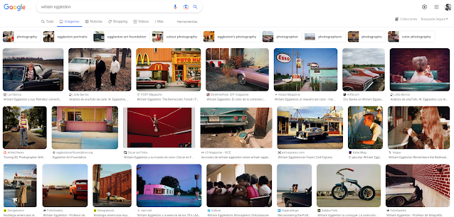 Búsqueda en google images: william eggleston