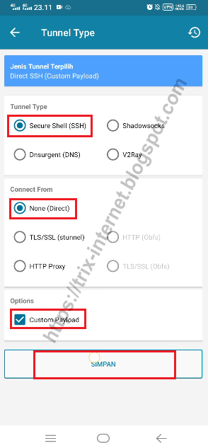 Cara Menggunakan Http Injector Mode Direct