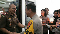 Polres Tulang Bawang Berikan Surprise Pada Peringatan Hari Bhakti Adhyaksa Ke-64 Tahun 2024