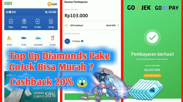 Cara Jualan Diamond Free Fire di Gopay