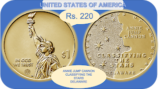 USA 1 Dollar Innovation ANNIE JUMP CANNON Delaware State @ 220
