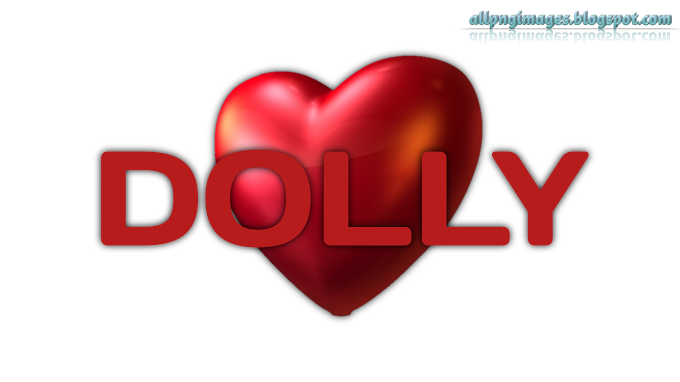 Dolly 3d name PNG image