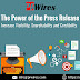 3 Benefits of Using Press Releases To Create Visibility to Your Niche Market