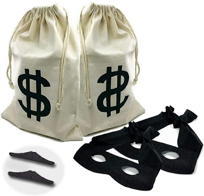 Robbers Mask and Bag Kit