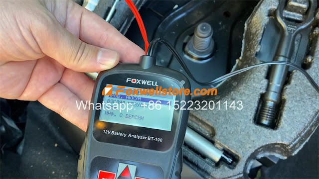 Foxwell BT100 Battery Tester Review  04