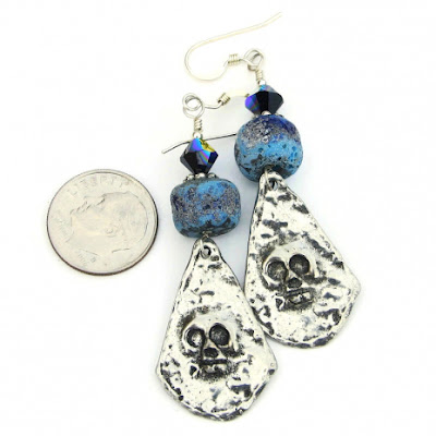 halloween day of the dead skull jewelry gift for her