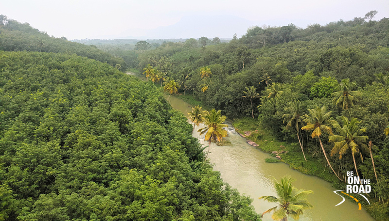Lush green view from Mathoor Aqueduct, Kanyakumari district