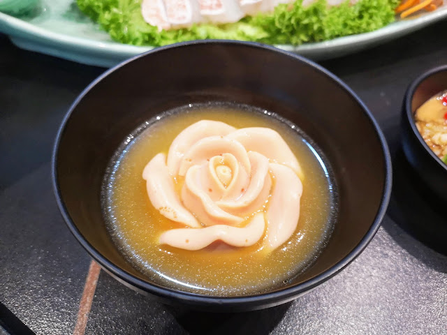 rose tofu - cooked