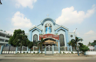 Facade of Mary The Queen Parish in Novaliches, Quezon City