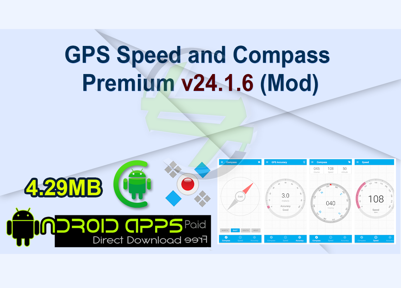 GPS Speed and Compass Premium v24.1.6 (Mod)