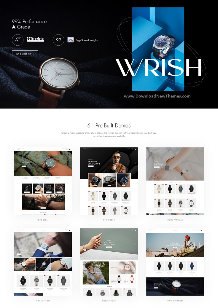 Wrish – Watch Store WooCommerce WordPress Theme Review