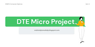 DTE Micro Project diploma