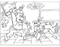 Ninja Turtles coloring page