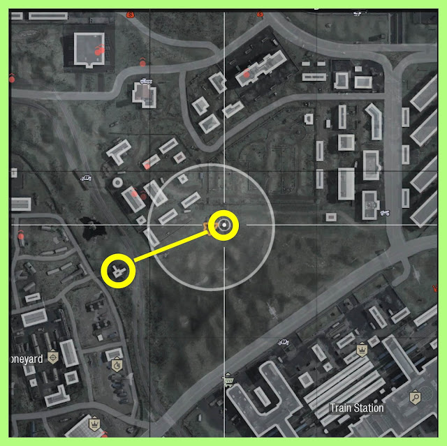 Call of Duty Warzone シーズン6 バンカーの位置 Boneyard地図