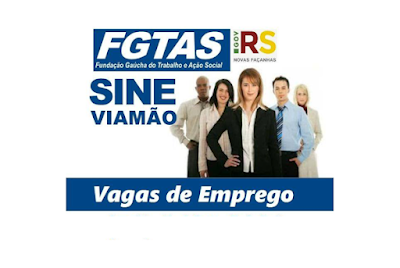 Vagas atualizadas do SINE de Viamão