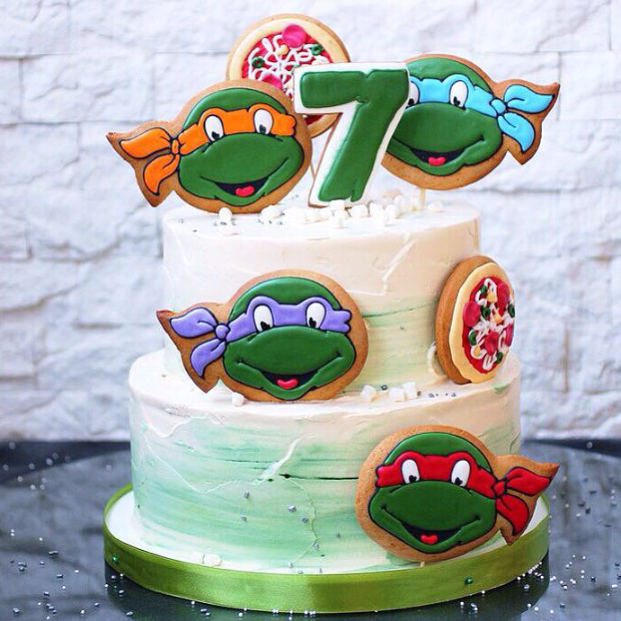 tmnt birthday cakes ideas