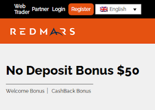 Bonus Forex Tanpa Deposit RedMars $50