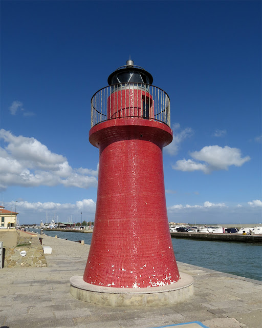 The red lighthouse, Via Porto Canale, Castiglione della Pescaia