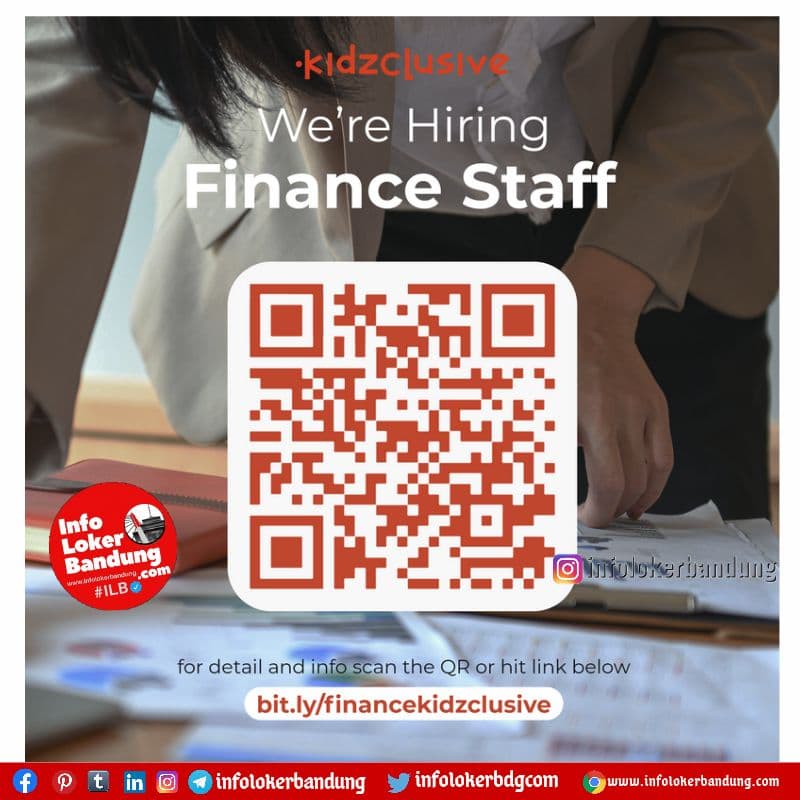 Lowongan Kerja Finance Staff Kidzclusive Bandung Oktober 2021