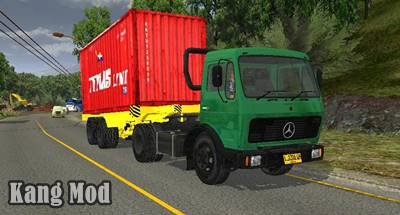 mod bussid truck mercy pesek trailer container 20ft