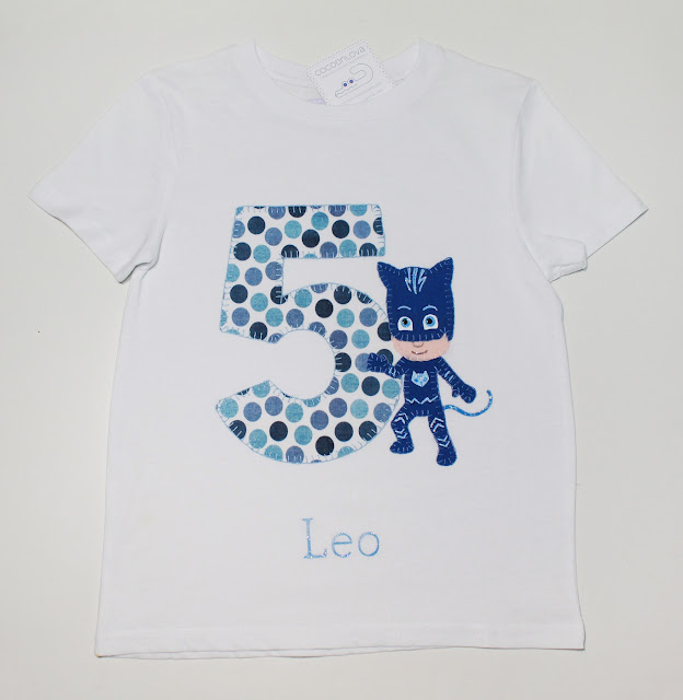 camiseta cumpleaños Gatuno PJ Masks