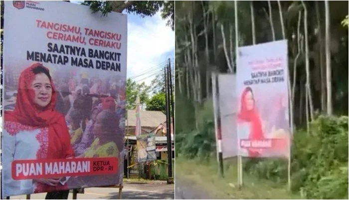 Nekat Pasang Baliho di Lokasi Bencana Erupsi Semeru, Pengamat Pertanyakan Puan Ini Punya Empati atau Tidak