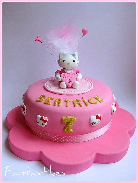 pictures of hello kitty cake