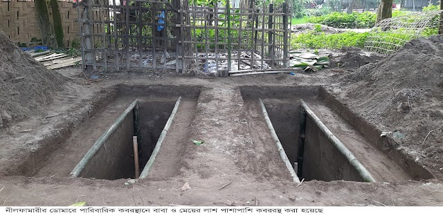 ডোমারে বাবার মৃত্যুর খবর শুনে হার্ট অ্যাটাকে মারা গেলেন মেয়ে