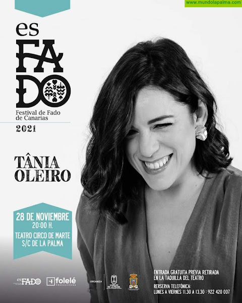 Festival de Fado de Canarias. Teatro Circo de Marte, domingo 28 de noviembre a las 20:00 horas