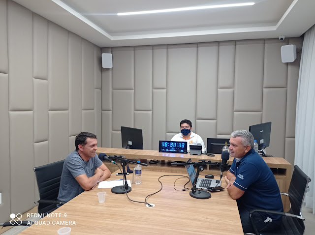 Major Brilhante concede entrevista em rádio de Apodi