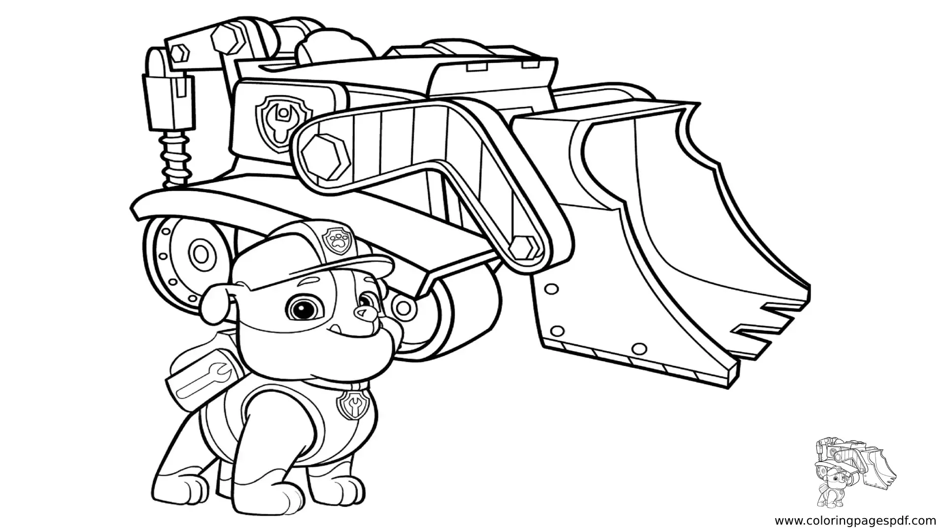 Coloring Pages Of Rubble