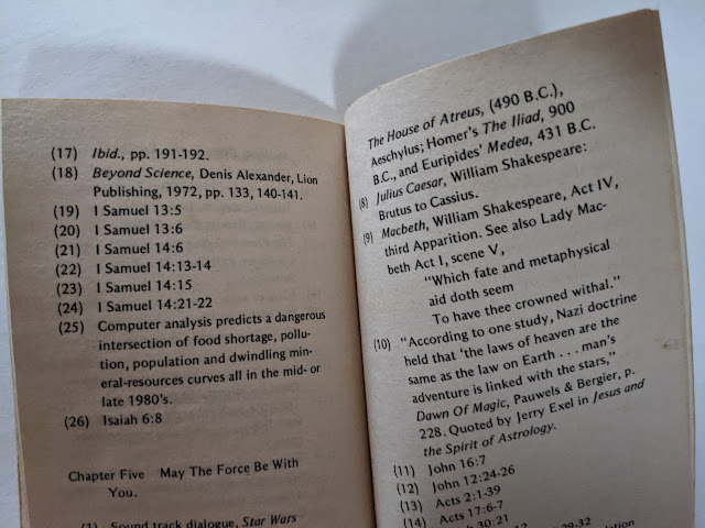 Picture of paperback book pages with text