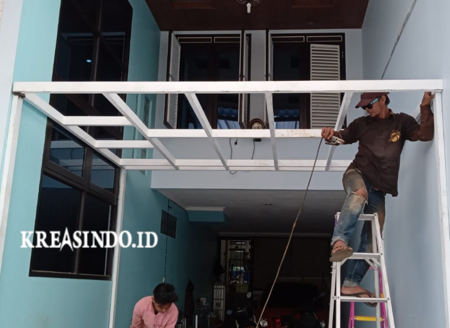 Mezzanine Besi untuk Kamar pesanan Bu Ira di Bandung