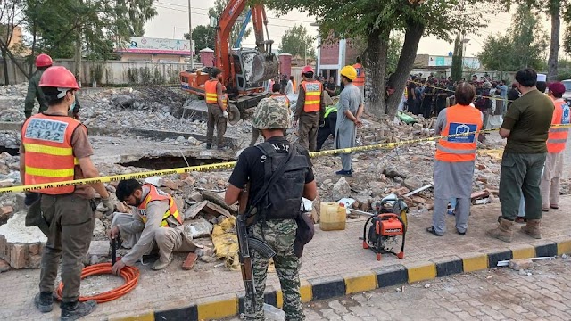 Death toll from Pakistan blast rises to 59 as minister blames India today news update in pakistan 2023.