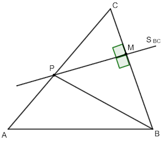 равнобедрен триъгълник, симетрала на отсечка, медиана и височина
