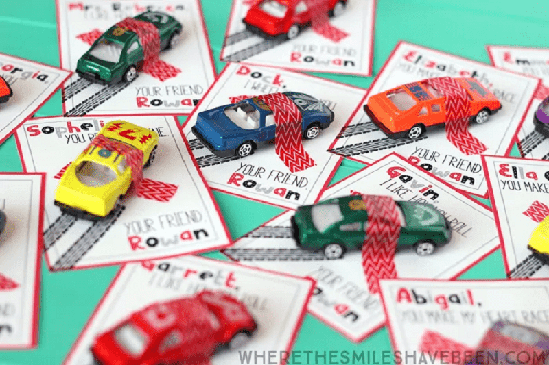 toy car valentines gift idea