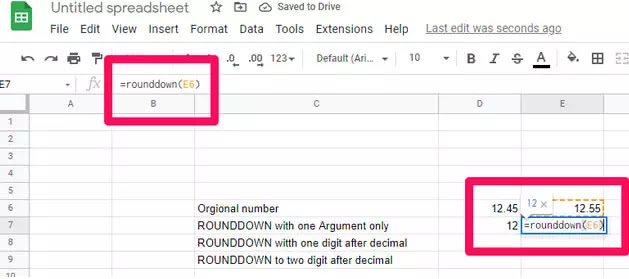 cara membulatkan angka di Google Spreadsheet-8