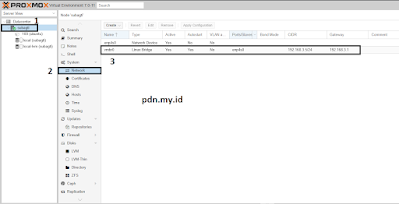 Cara Mengganti IP Address di Proxmox pdn.my.id