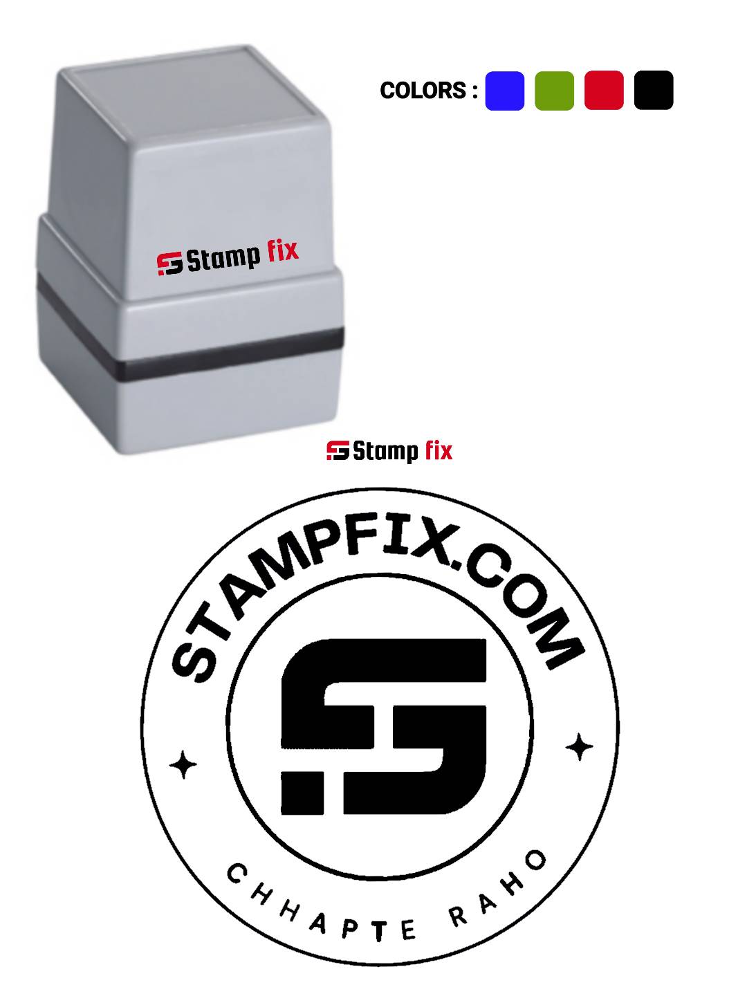 Round stamp, Self ink stamp, pre ink stamp, sun stamp, rubber stamp, nylon stamp, polymer stamp