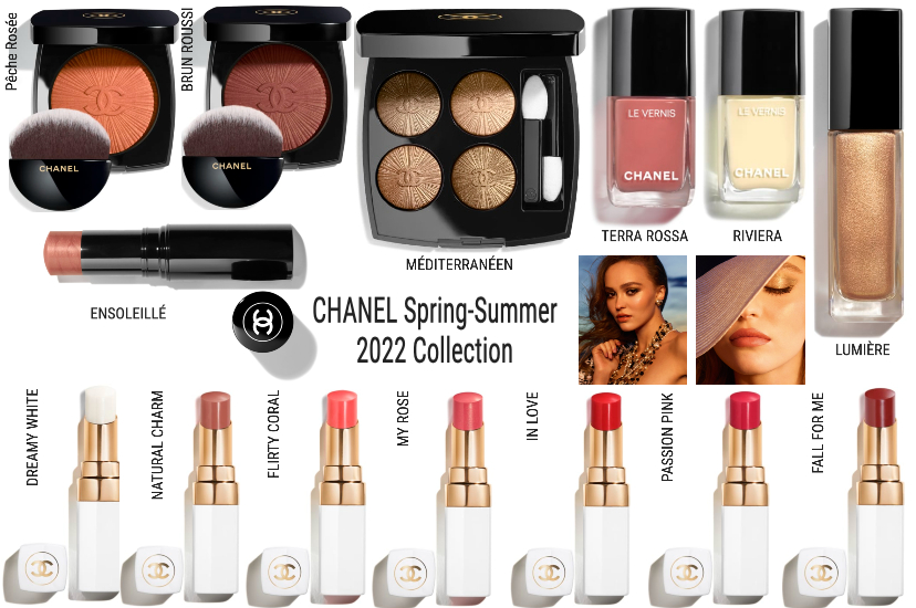 CHANEL - SPRING-SUMMER 2022 COLLECTION. The CHANEL light. The CHANEL Makeup  Creation Studio has dreamed up a look that encapsulates the spirit of La  Pausa, the legendary villa in the South of