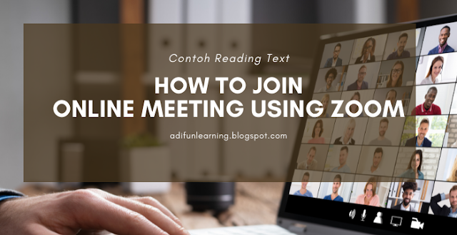 How To Join Zoom Meeting - reading text