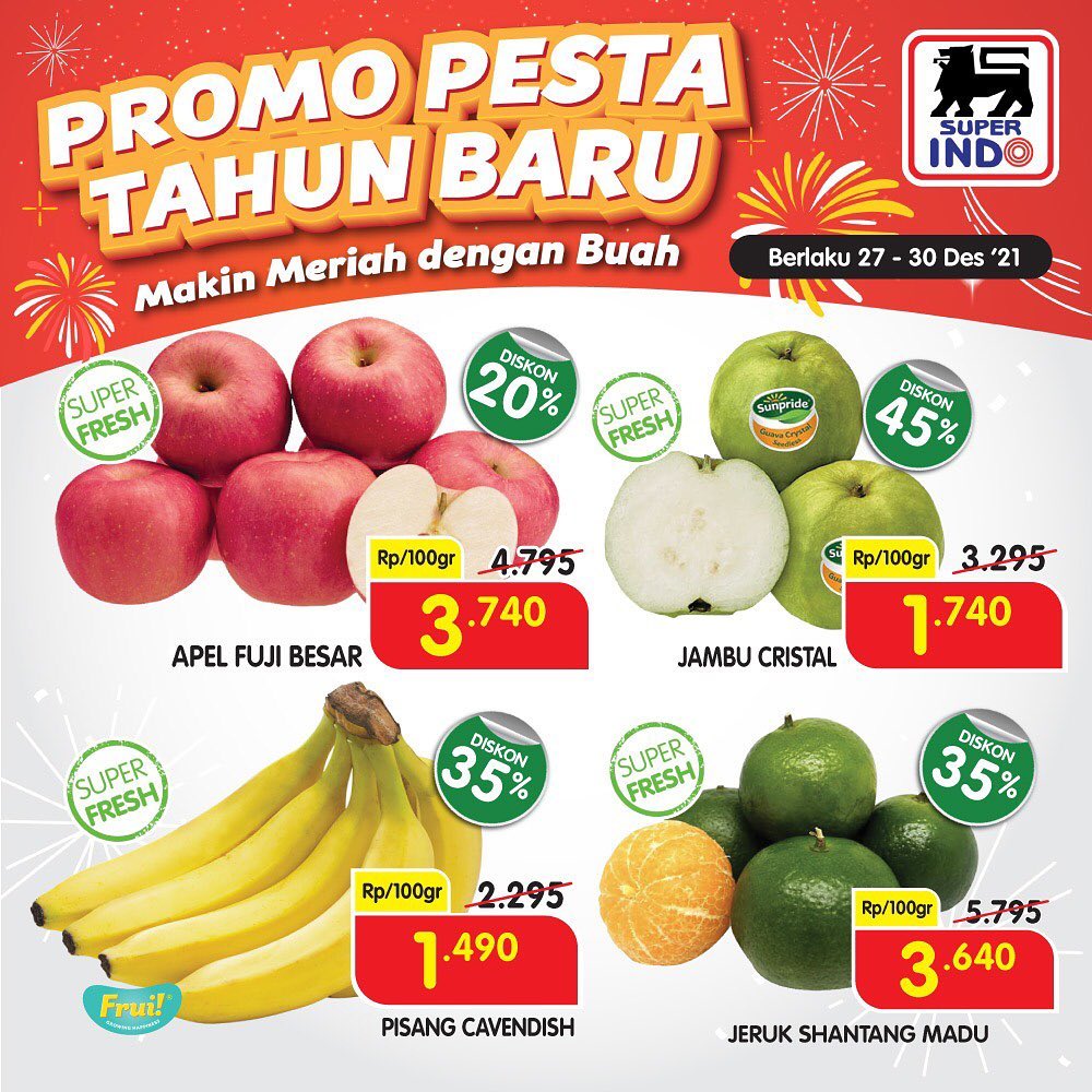 Kris Bee 8 Ribu, Teh Botol 14 Ribu di Katalog Promo Pesta Tahun Baru Periode 27 - 30 Des 2021